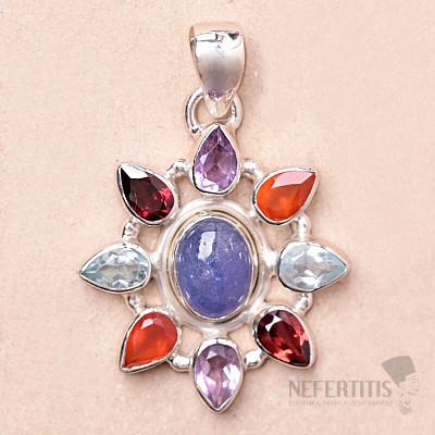 Tanzanite pendant silver Ag 925 74851