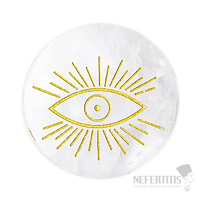 Crystal coaster All-seeing eye - decoration