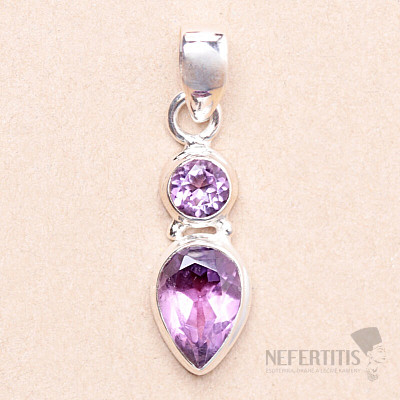 Amethyst-Anhänger Silber Ag 925 81662