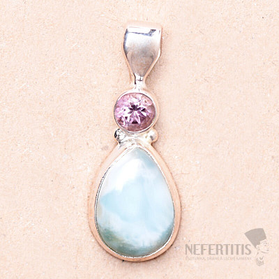 Larimar prívesok striebro Ag 925 82230