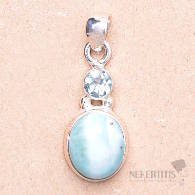 Larimar pendant silver Ag 925 85090