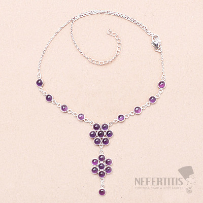 Amethyst necklace silver Ag 925 85251