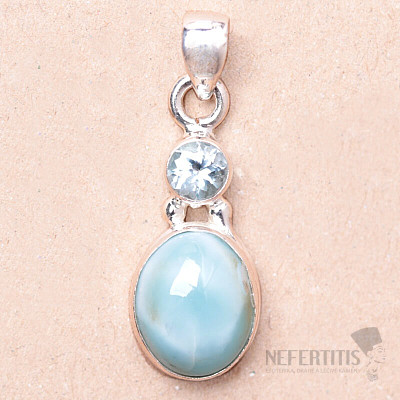 Larimar prívesok striebro Ag 925 85680