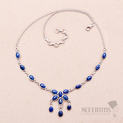 Lapis lazuli náhrdelník striebro Ag 925 89982