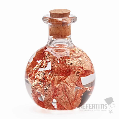 Copper bottle - decorative bottle 3 cm