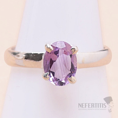 Amethyst Rose de France Ring Silber Ag 925 93062