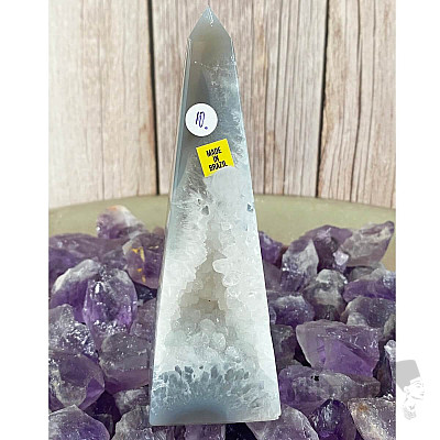 Brazilian spitz agate - obelisk KO10