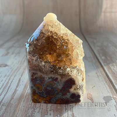 Brazilian spitz agate - obelisk 25