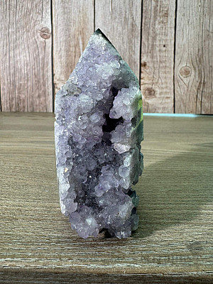 Amethyst-Druse Brasilien-Spitze - Obelisk 6