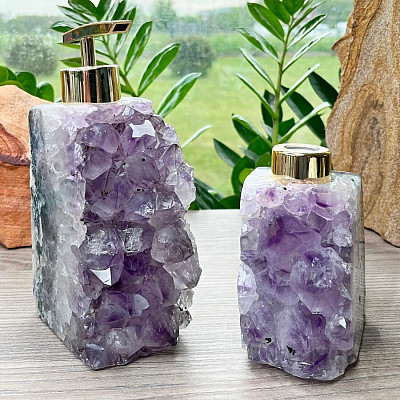 Amethyst soap dispenser and diffuser 1