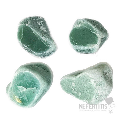 Aventurine green pebble with roughness