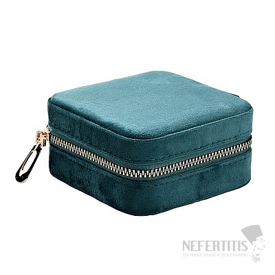 Jewelry box travel petrol 10 cm