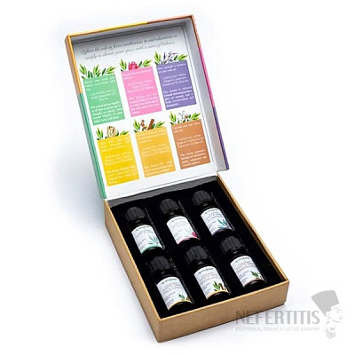 Aromafume Set of 6 mixtures of essential oils with white sage 6 x 10 ml