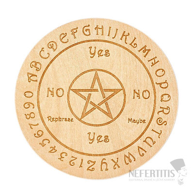 Pendulum mat Pentagram and letters