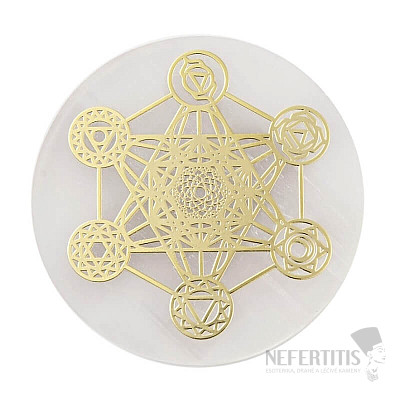 Selenite Chakra symbols - decoration