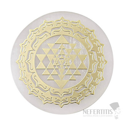 Selenite Mandala - decoration