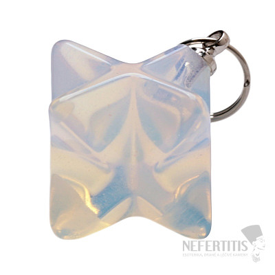 Opalite pendant Merkaba star