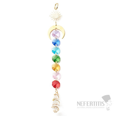 Feng Shui Chakra Hanging Star and Moon