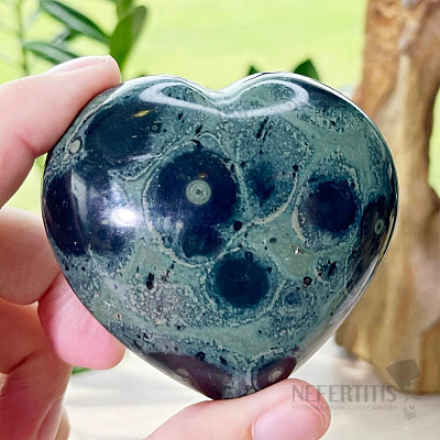 Jasper kambaba polished Madagascar Heart M6-2