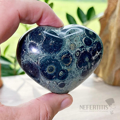 Jasper kambaba polished Madagascar Heart M6-4