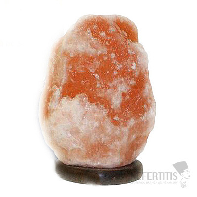 Electric salt lamp made of Himalayan salt 1.5 to 3 kg on a base