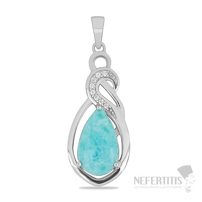 Larimar prívesok striebro Ag 925 VP056022