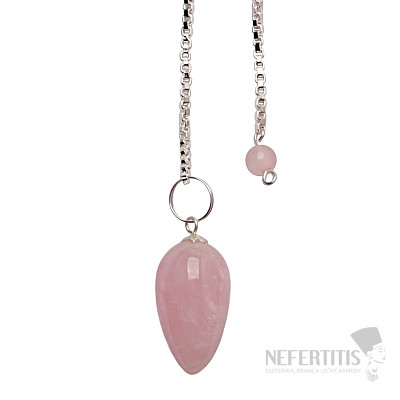 Wisdom Rose Quartz Pendulum