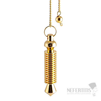 Isis pendulum gold plated