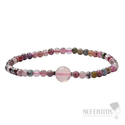 Tourmaline multicolor bracelet