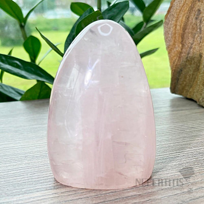 Rose quartz polished freeform Madagascar 2