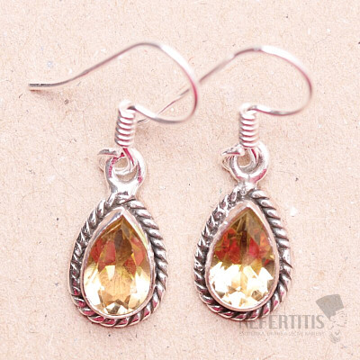 Citrine earrings silver Ag 925 SG 24507 CIT