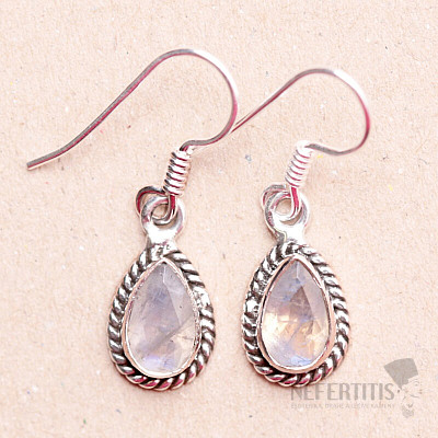 Rainbow moonstone earrings silver Ag 925 SG 24507 MOONSTONE