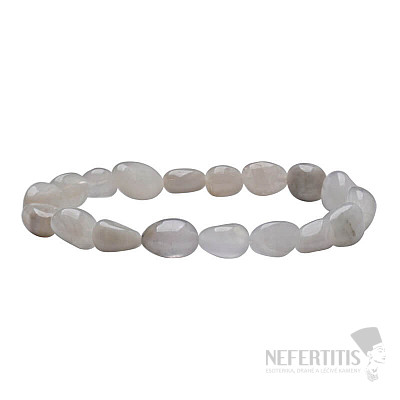 Moonstone white nugget bracelet