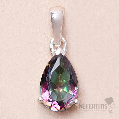 Topaz mystic pendant silver Ag 925 PBC208-MT