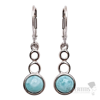 Larimar earrings silver Ag 925 VE049765