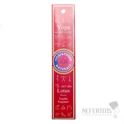 Yoga Lotus incense sticks with vanilla scent