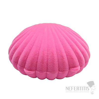 Velvet gift box Shell hot pink