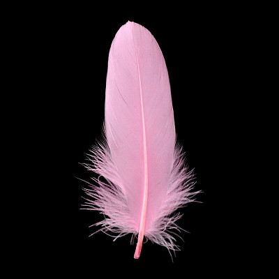 Goose feather for smoking pink 16 cm