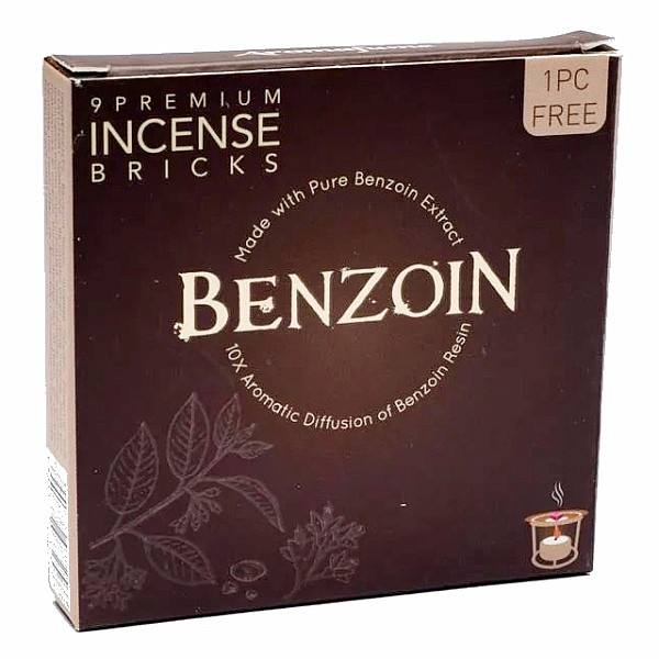 Levně Vonné cihličky Aromafume Benzoin - 40 g, 9 ks