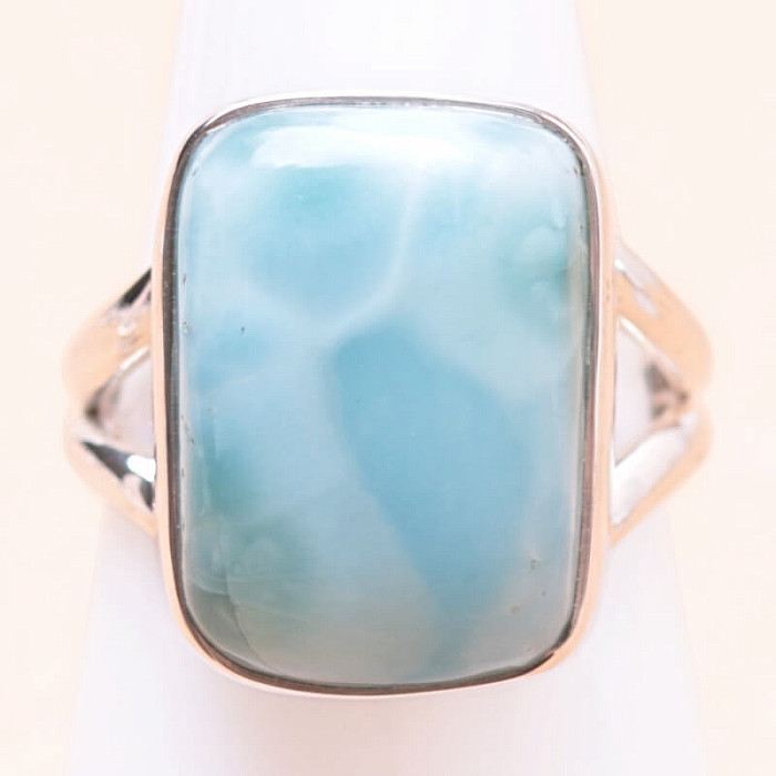 Larimar prsten stříbro Ag 925 LOT258 - 52 mm (US 6), 6,8 g