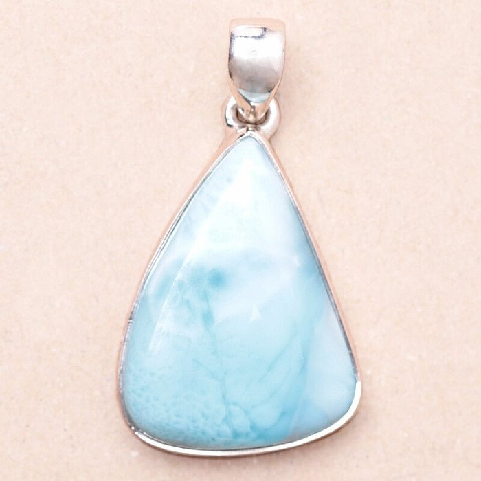 Larimar přívěsek stříbro Ag 925 P2992 - 2,7 cm, 8,4 g