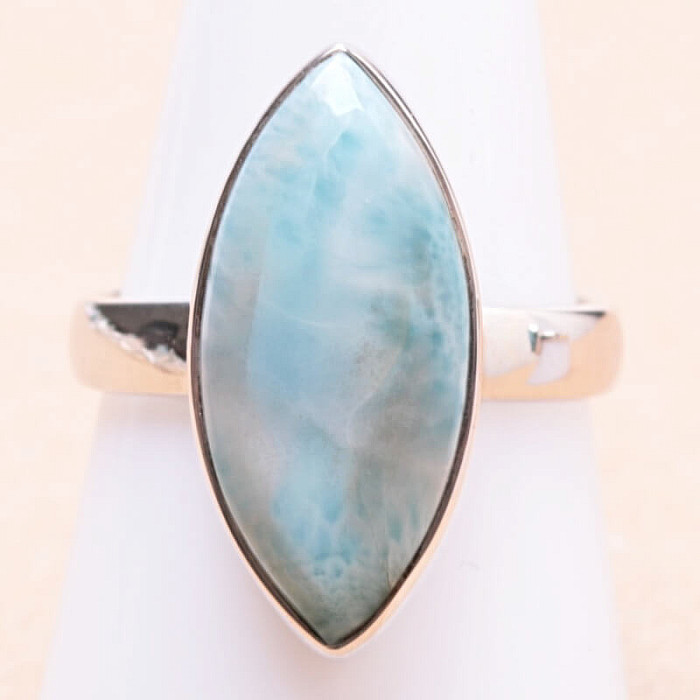 Larimar prsten stříbro Ag 925 LOT302 - 60 mm (US 9,5), 6,6 g