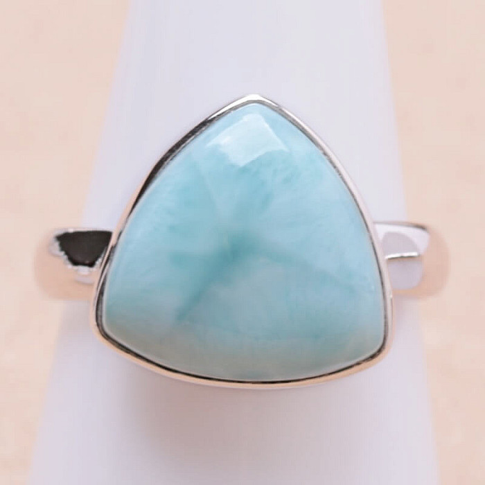 Larimar prsten stříbro Ag 925 LOT358 - 60 mm (US 9,5), 5,6 g