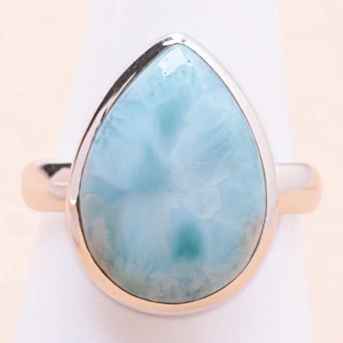 Larimar prsten stříbro Ag 925 R4000 - 59 mm (US 9), 6,5 g