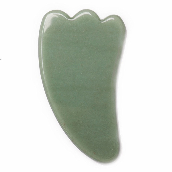 Gua sha z avanturínu ve tvaru ploutve - cca 10 cm