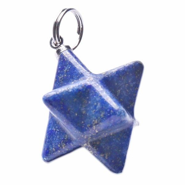 Lapis Lazuli přívěsek Merkaba hvězda - cca 2,3 cm