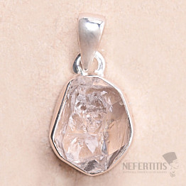 Herkimer diamond pendant silver Ag 925 LOT101