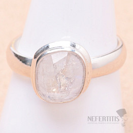 Moonstone rainbow ring silver Ag 925 10262