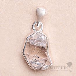 Herkimer diamond pendant silver Ag 925 LOT103