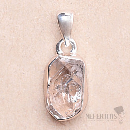 Herkimer diamond pendant silver Ag 925 LOT117